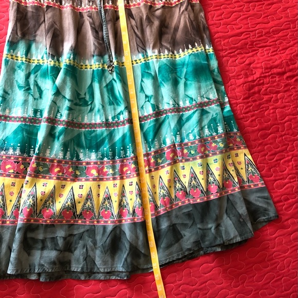 Vtg Fun Bohemian Skirt - Picture 15 of 15